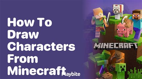 how to draw characters from minecraft|More.